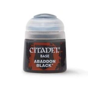 Citadel Base Paint - Abaddon Black 12ml (21-25) - Good Games