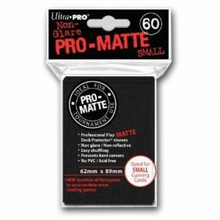 Sleeves Non-Glare Pro-Matte Small Black 60 Pack - Good Games