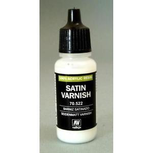 Vallejo Satin Varnish 17ml Acrylic Paint (AV70522) - Good Games