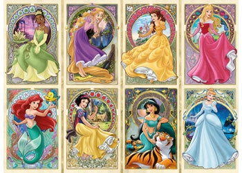 Ravensburger - Disney Art Nouveau Princesses 1000 Piece Jigsaw - Good Games