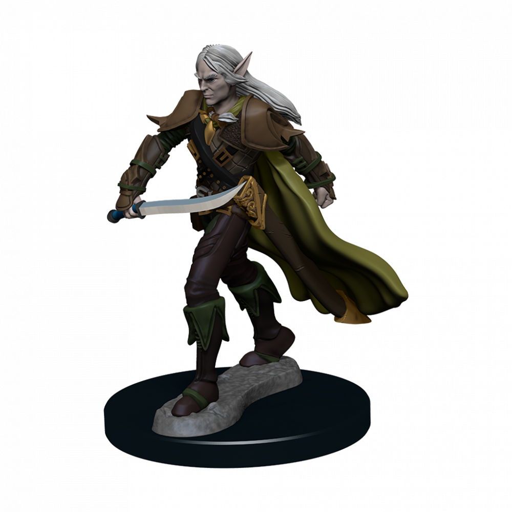 Pathfinder Battles Premium Painted Figure Elf Fighter Male - Good Games