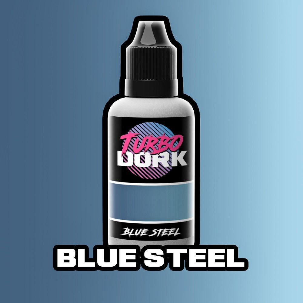 Turbo Dork - Metallic Acrylic Paint 20 ml - Blue Steel