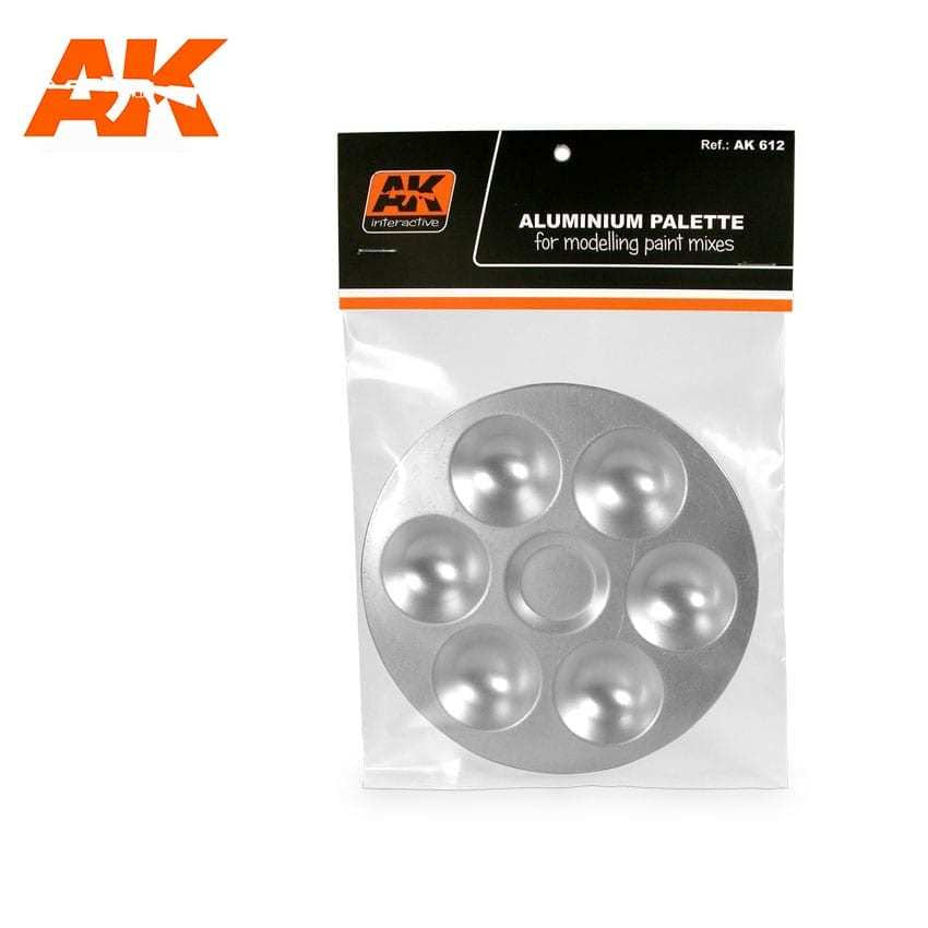 AK Interactive Complements - Aluminium Palette 6 Wells - Good Games