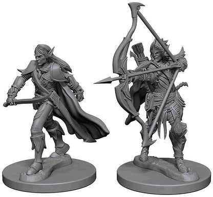 Pathfinder Deep Cuts Unpainted Miniatures Elf Male Fighter - Good Games