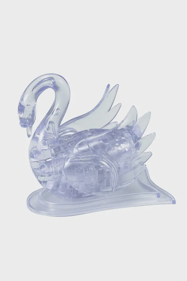 3D Crystal Clear Swan Puzzle - Good Games