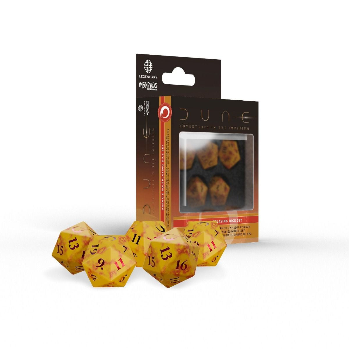 Dune RPG - Dice Set - Arrakis - Good Games
