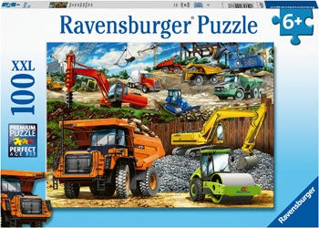 Ravensburger - Construction Vehicles 100 Piece Jigsaw - Good Games