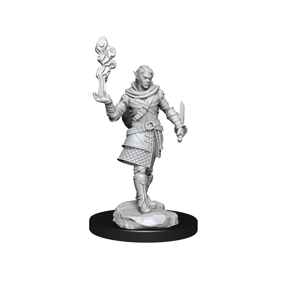 Critical Role Unpainted Miniatures Pallid Elf Rogue and Bard Male - Good Games