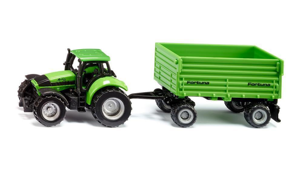 Deutz-Fahr with Fortuna 4-wheel-trailer - Good Games