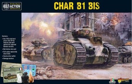 Bolt Action Char B1 BIS Tank Plastic - Good Games