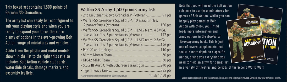 Bolt Action - Waffen-SS Starter Army