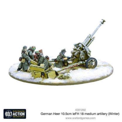 German Heer leFH 18/40 10.5cm howitzer winter - Good Games