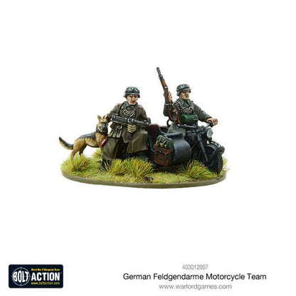 Bolt Action German Feldgendame Motorcylce Team - Good Games