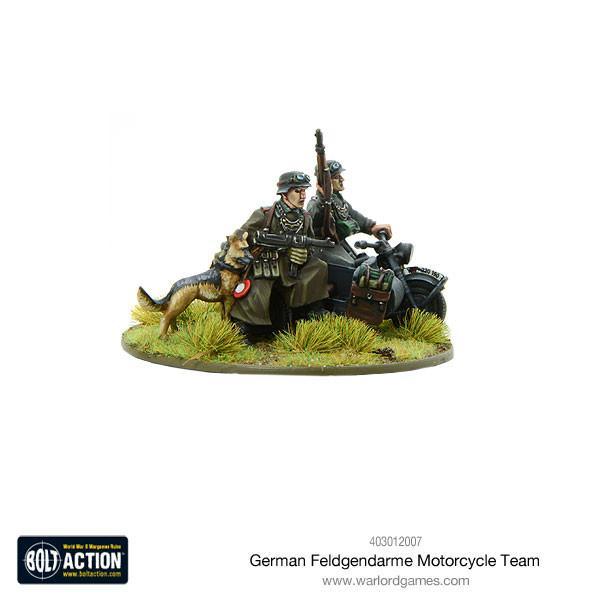 Bolt Action German Feldgendame Motorcylce Team - Good Games