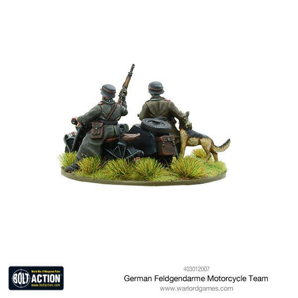 Bolt Action German Feldgendame Motorcylce Team - Good Games