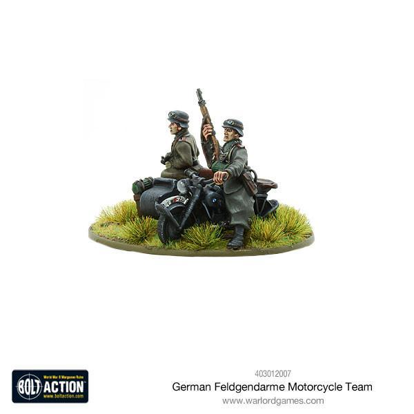 Bolt Action German Feldgendame Motorcylce Team - Good Games