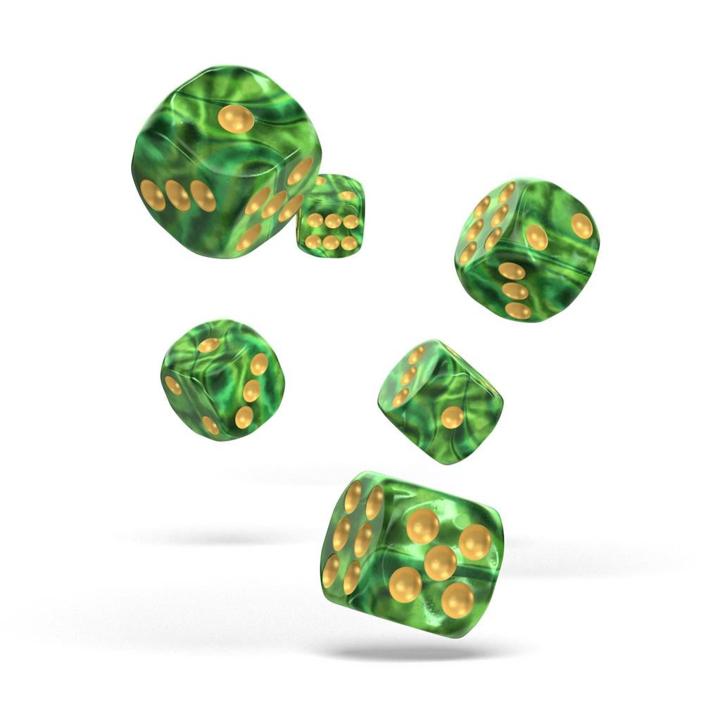 Oakie Doakie Dice - D6 16mm Gemidice Jungle (12)