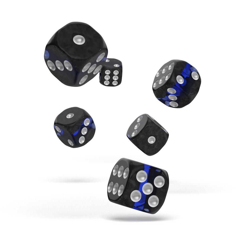 Oakie Doakie Dice - D6 16mm Enclave Sapphire (12)