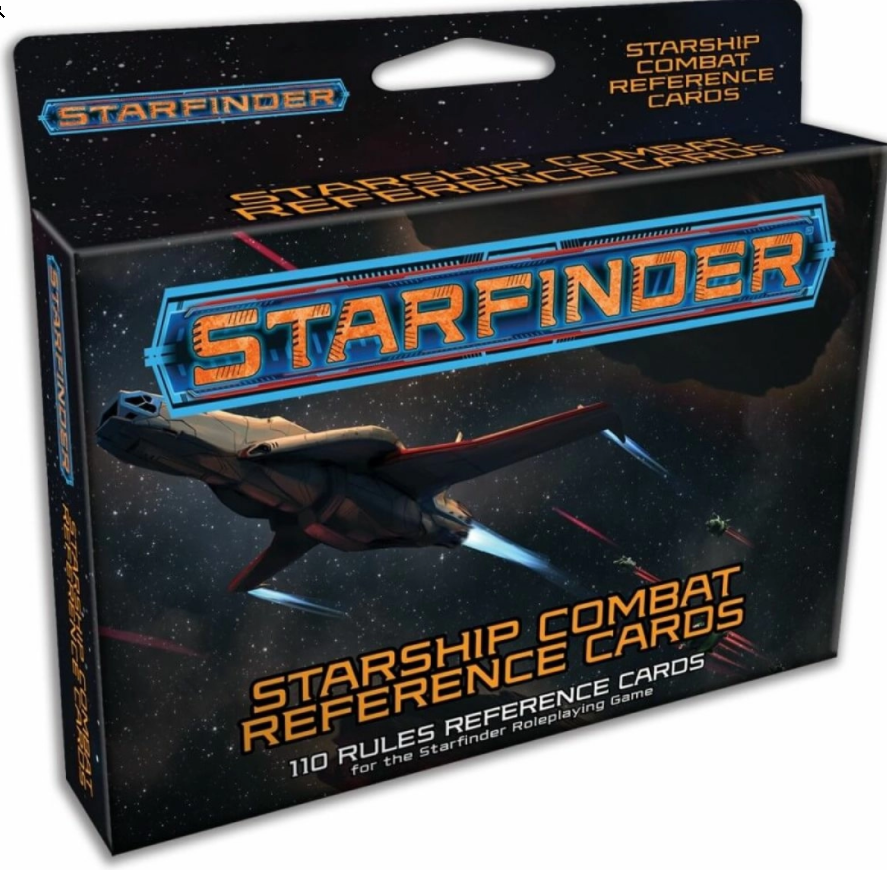 Starfinder RPG - Starship Combat Reference Cards