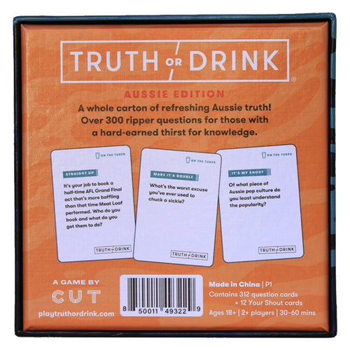 Truth or Drink on the Turps Aussie Edition