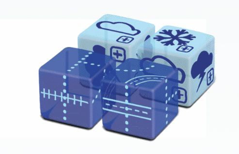 Railroad Ink Challenge Dice Expansion Sky Pack - Good Games