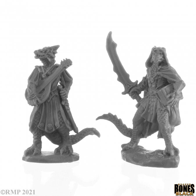 Reaper Bones Black - Dragonfolk Bard And Thief - Good Games