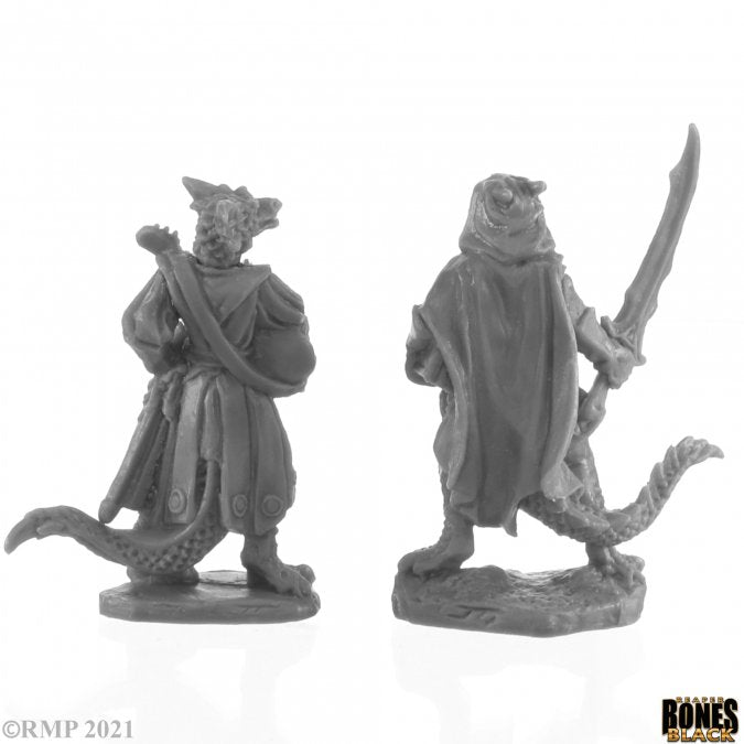 Reaper Bones Black - Dragonfolk Bard And Thief - Good Games