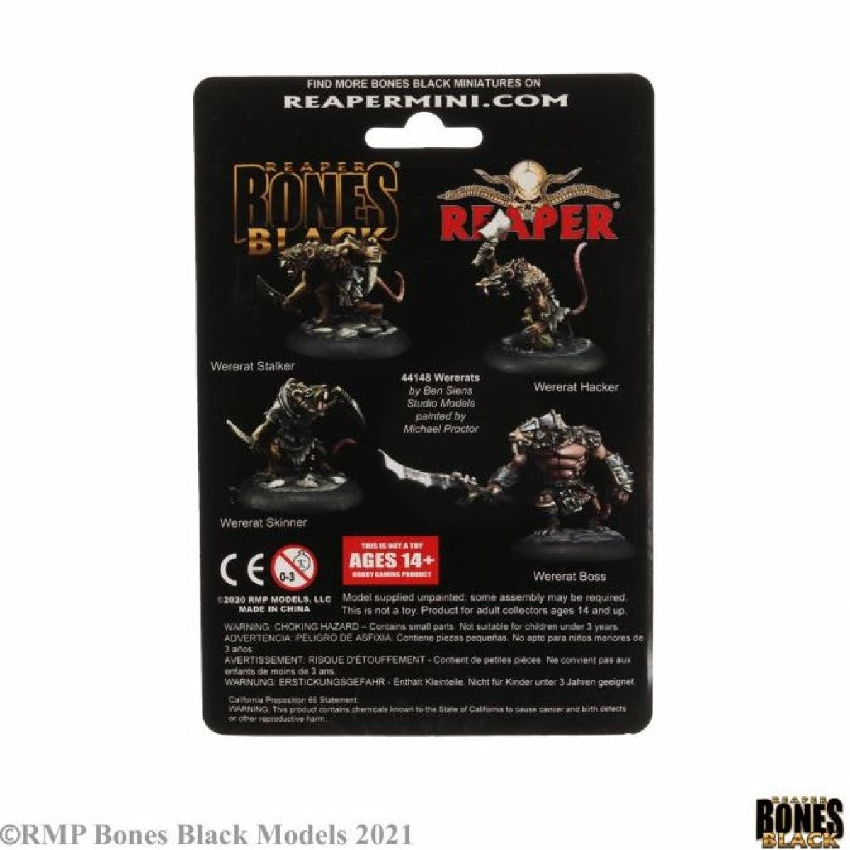 Reaper Bones Black - Wererats - 4 - Good Games