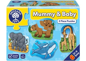 Orchard Toys - Mummy &amp; Baby 6x2 Piece Jigsaw - Good Games