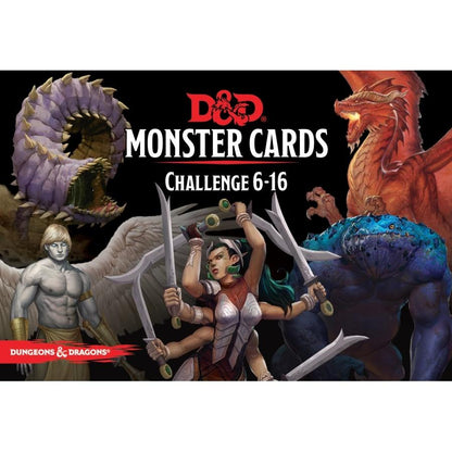 Dungeons & Dragons Spellbook Cards Monster Deck 6-16 (74 Cards) - Good Games