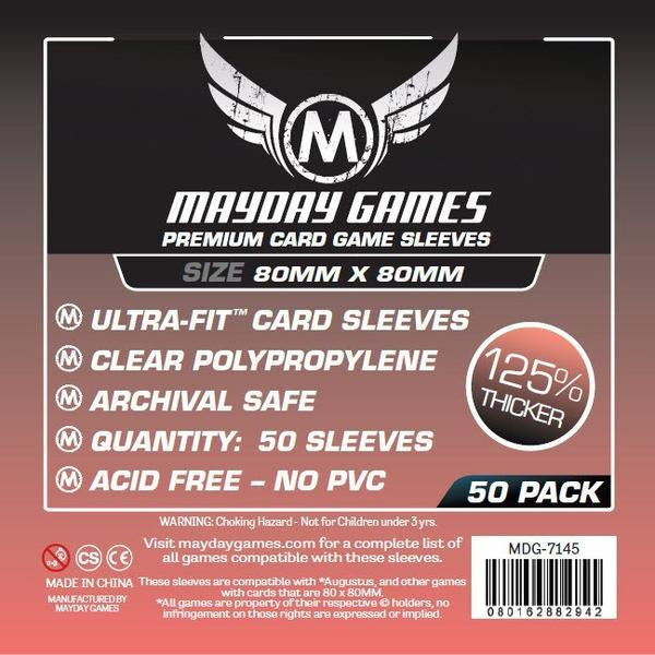 Premium Medium Square Card Sleeves - Mayday Games - Good Games