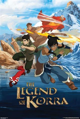 The Legend Of Korra - Bending The Elements Poster - Good Games