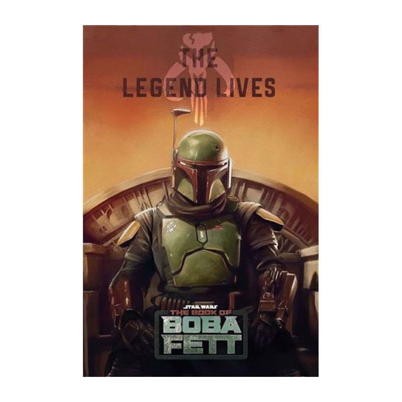 Star Wars - The Book Of Boba - The Legend Lives Poster - Good Games
