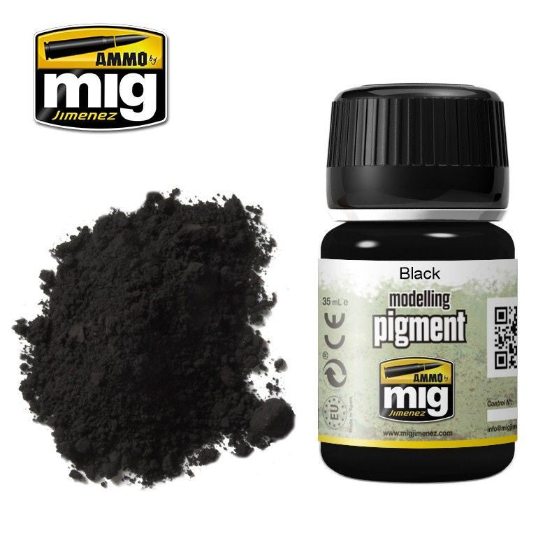 Ammo by MIG Pigments Black 35ml - Good Games