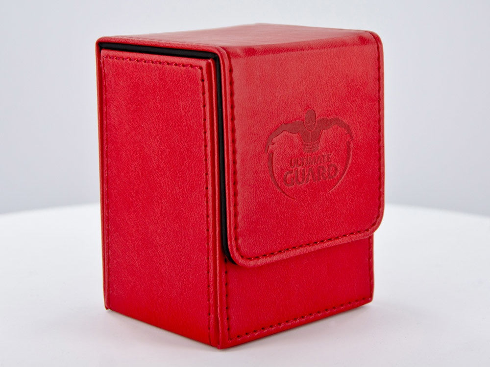 Ultimate Guard - Flip Deck Case 80+ Standard Size Red - Good Games