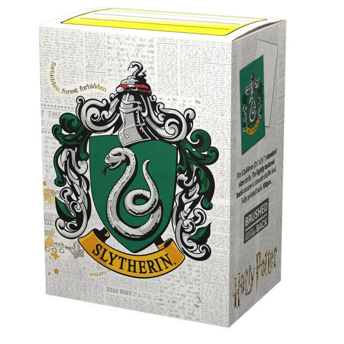 Dragon Shield - Sleeves - MATTE Art - Wizarding World Slytherin Standard Size (100) - Good Games
