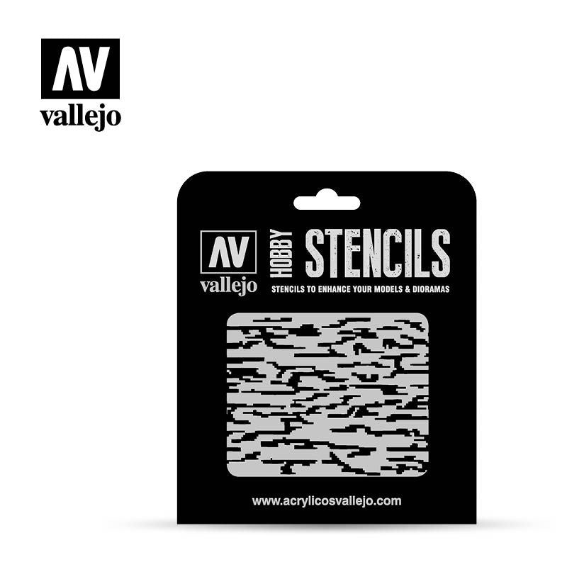 Vallejo Hobby Stencils - Pixelated Modern Camo - Good Games