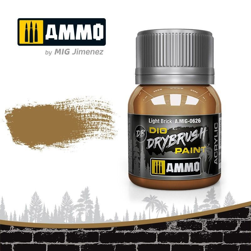 Ammo by MIG Drybrush Light Brick - Good Games