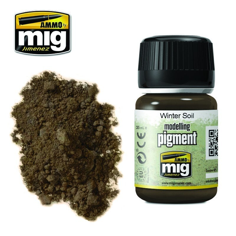 Ammo by MIG Pigments Winter Soil 35ml - Good Games