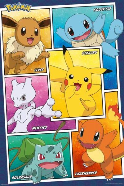 Pokemon - Character Panels Poster - Good Games