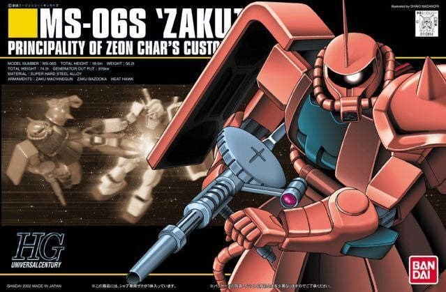 1/144 Hguc Ms-06S Zaku Ii