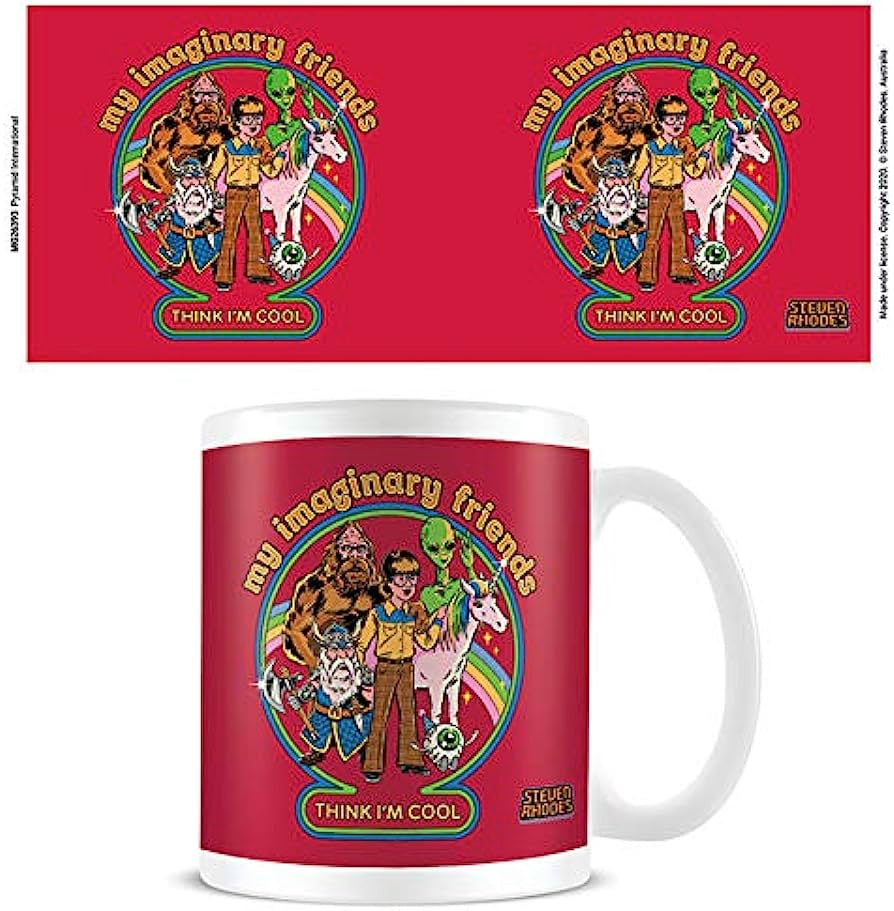 Steven Rhodes - Imaginary Friends Mug - Good Games
