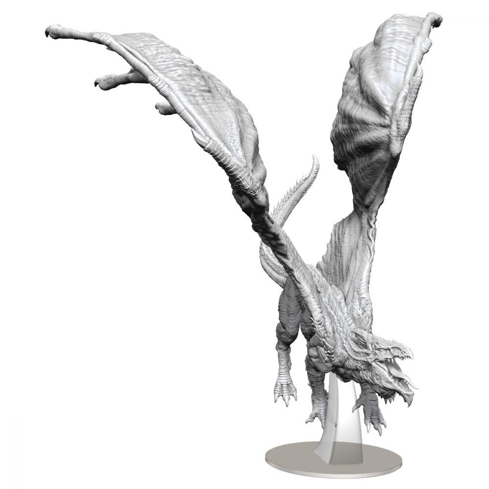 Dungeons & Dragons - Nolzurs Marvelous Unpainted Miniatures Adult White Dragon - Good Games