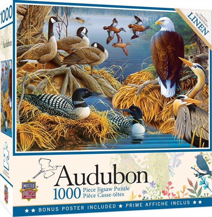 MasterPieces - Audubon Lake Life 1000 Piece Jigsaw - Good Games