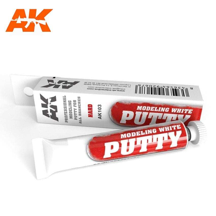 AK Interactive Auxiliaries - Modelling White Putty 20ml - Good Games