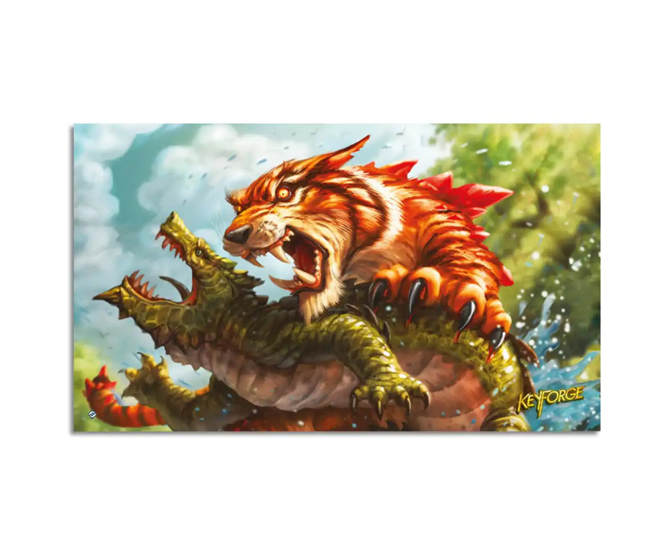 Keyforge Call Of The Archons Mighty Tiger Playmat - Good Games