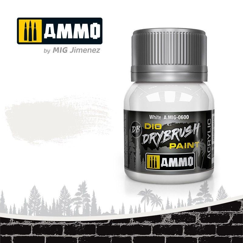 Ammo by MIG Drybrush White - Good Games