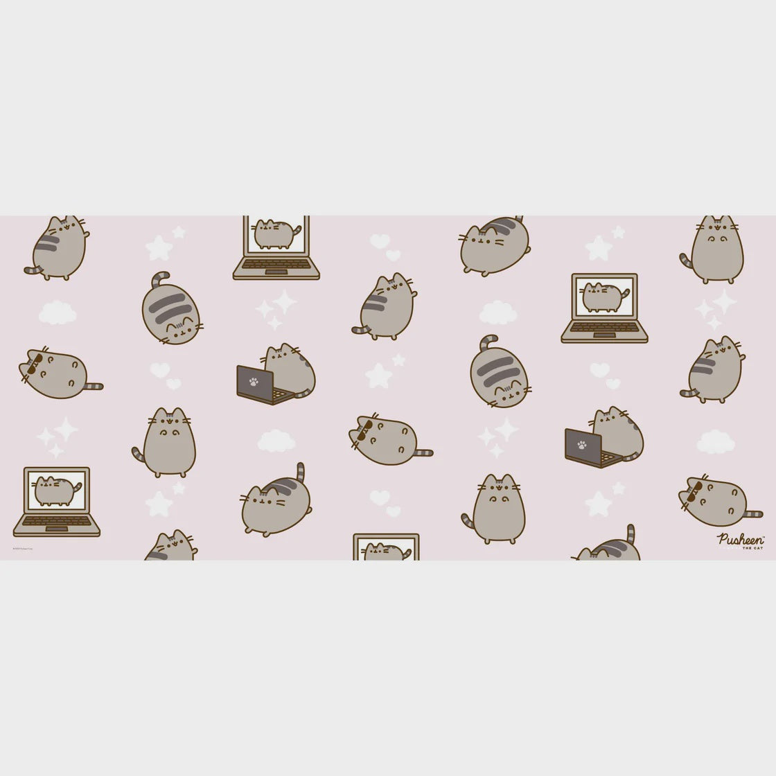 Pusheen - Pink Pattern - XXL Gaming Mat