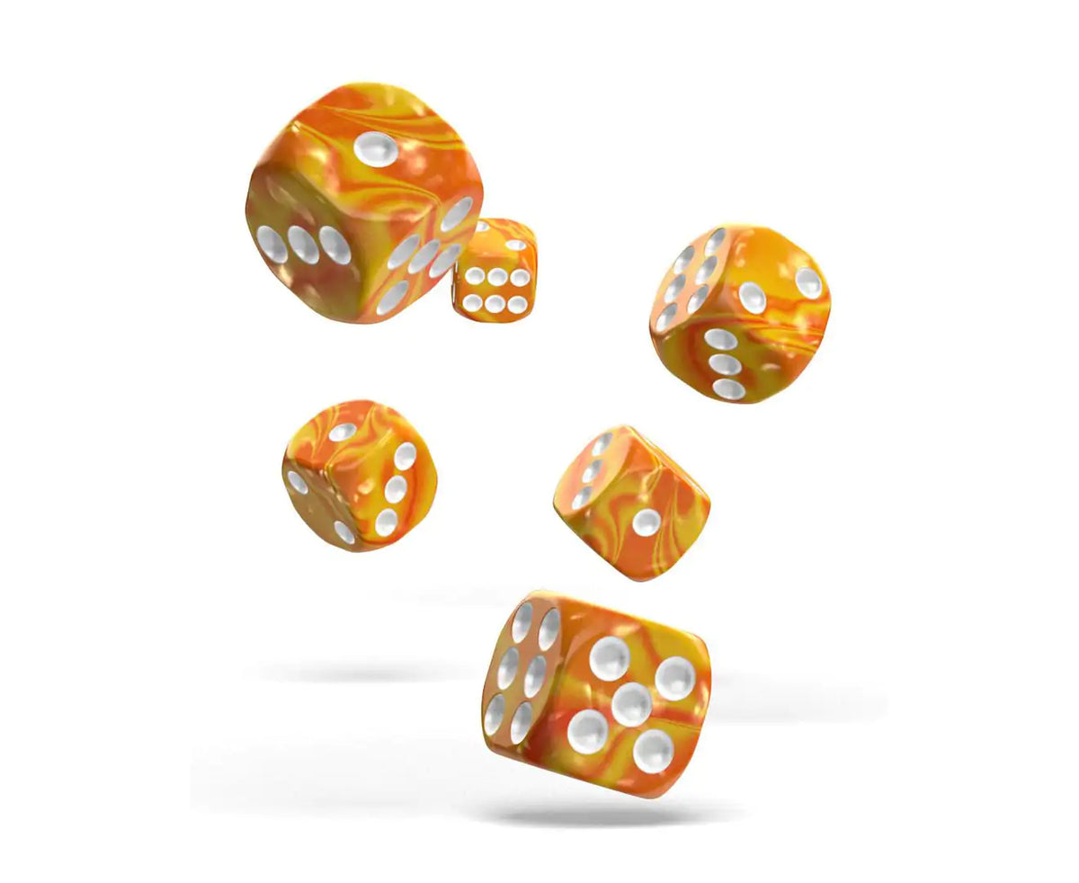 Oakie Doakie Dice - D6 16mm Gemidice Sunstone (12)