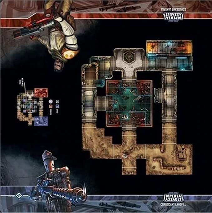 Star Wars: Imperial Assault - Coruscant Landfill Playmat - Good Games